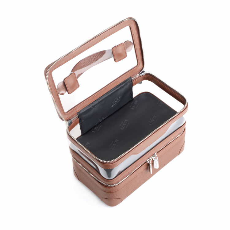Double Decker Cosmetic Bag black