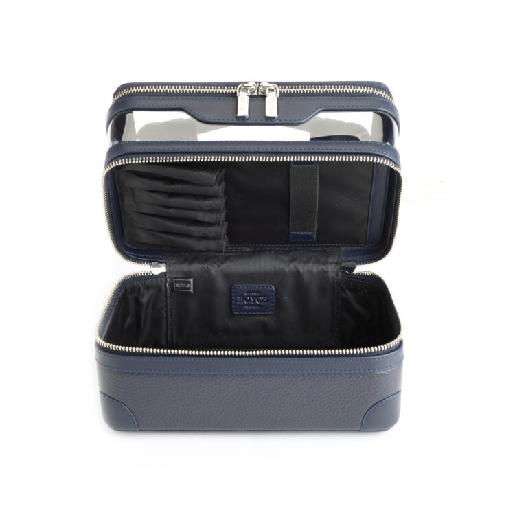 Double Decker Cosmetic Bag black