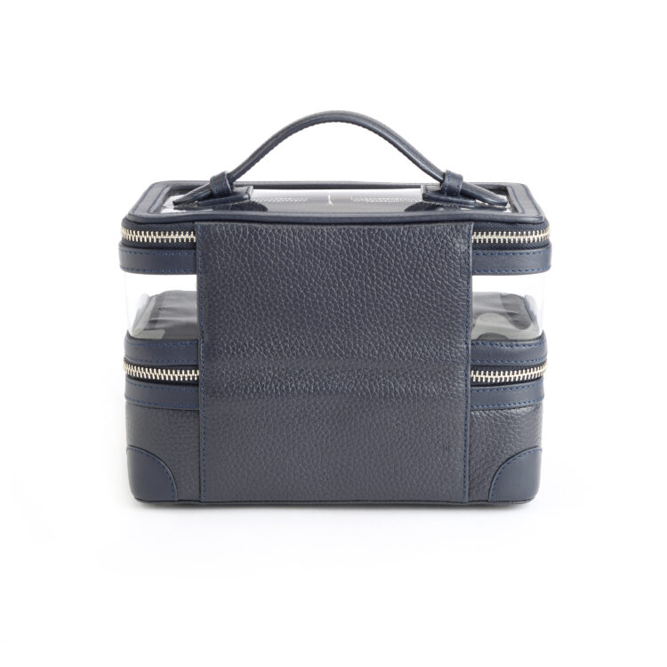 Double Decker Cosmetic Bag black