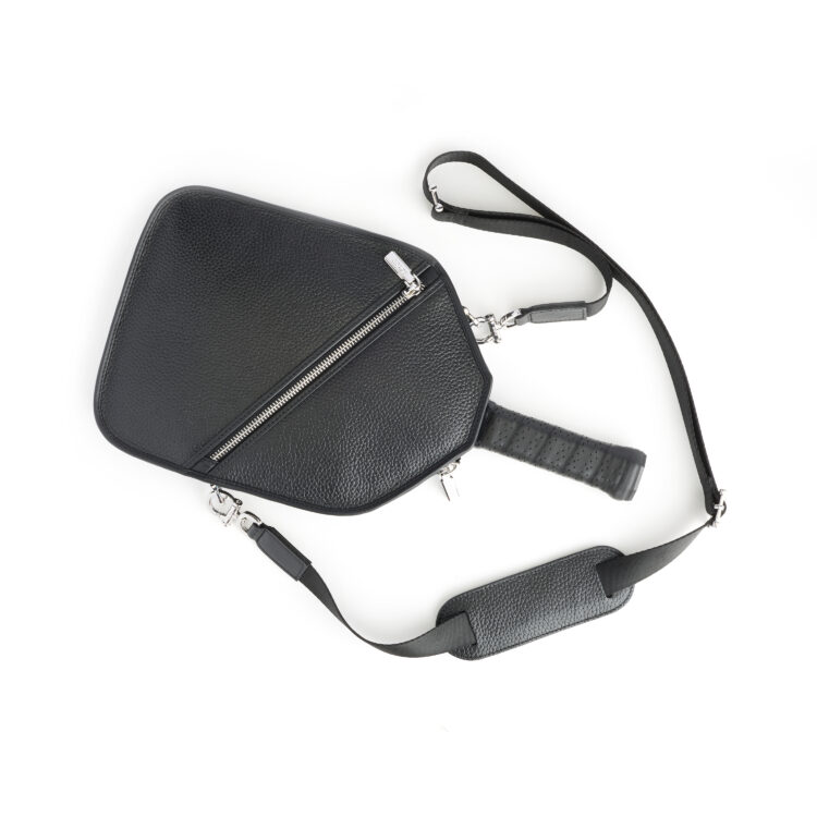 Pickleball Paddle Cover with Removable Carrying Strap black