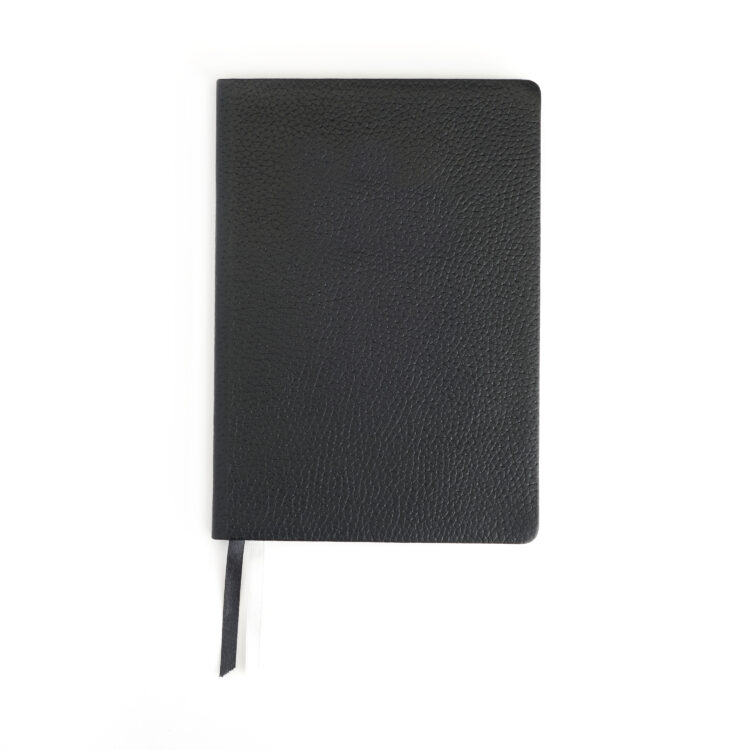 Executive Leather Soft Bound Lined A5 Journal black