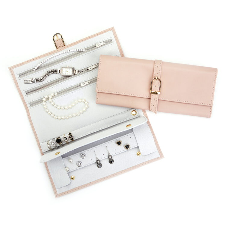 Travel Jewelry Organizer Roll black