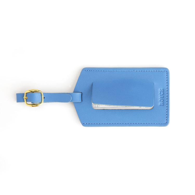 Luggage Tag with Privacy Flap magenta