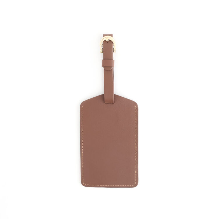 Luggage Tag with Privacy Flap magenta