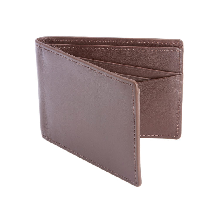 RFID Blocking Men's Slim Bifold Wallet dark green