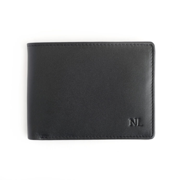 RFID Blocking Slim Men's Bifold Wallet with 2 ID Windows coco