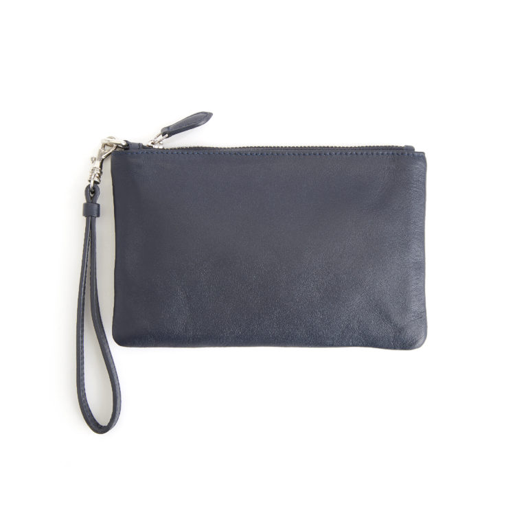 Zip Wristlet Wallet blue