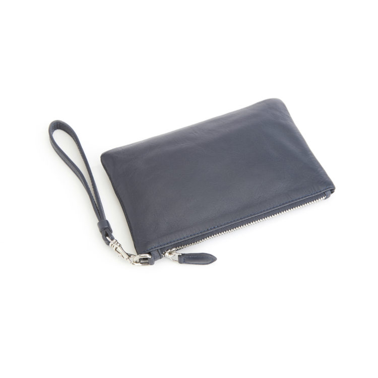 Zip Wristlet Wallet blue