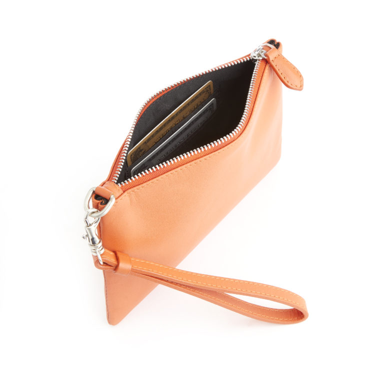Zip Wristlet Wallet blue