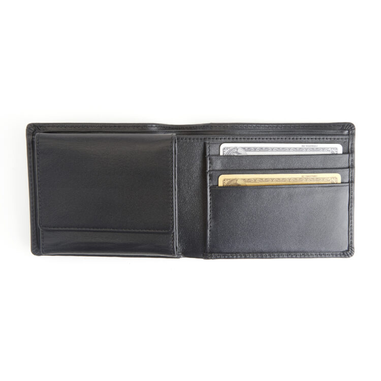 RFID Blocking Bifold Wallet with Two ID Windows coco