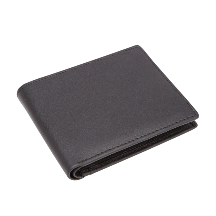 RFID Blocking Bifold Wallet with Two ID Windows coco