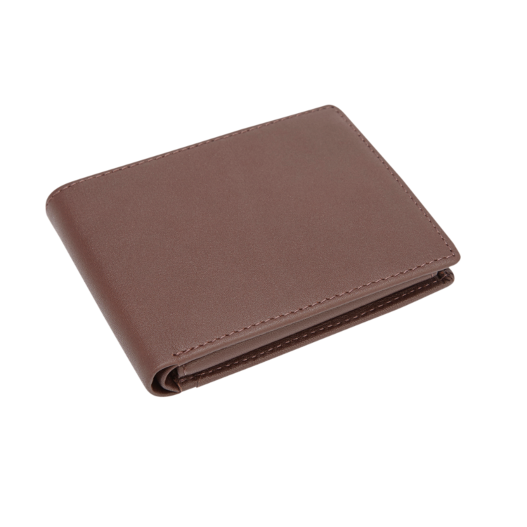 RFID Blocking Bifold Wallet with Two ID Windows coco