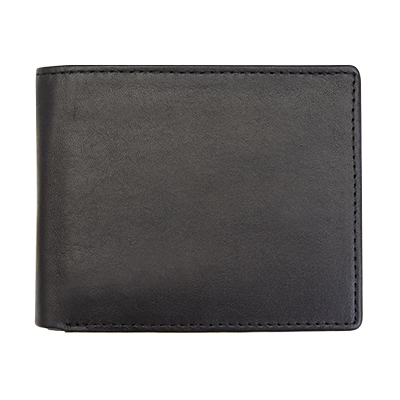 RFID Blocking Men's Bifold Wallet black-tan