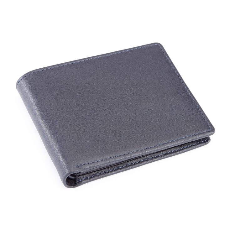 RFID Blocking Men's Bifold Wallet black-tan