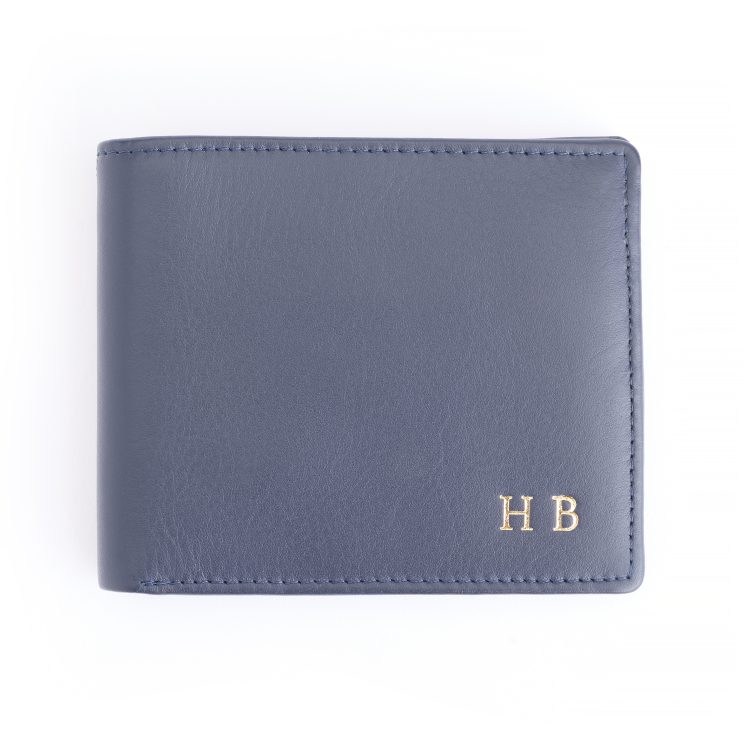 RFID Blocking Men's Bifold Wallet black-tan