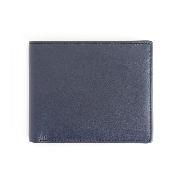 RFID Blocking Men's Bifold Wallet black-tan