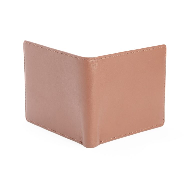 RFID Blocking Men's Bifold Wallet black-tan