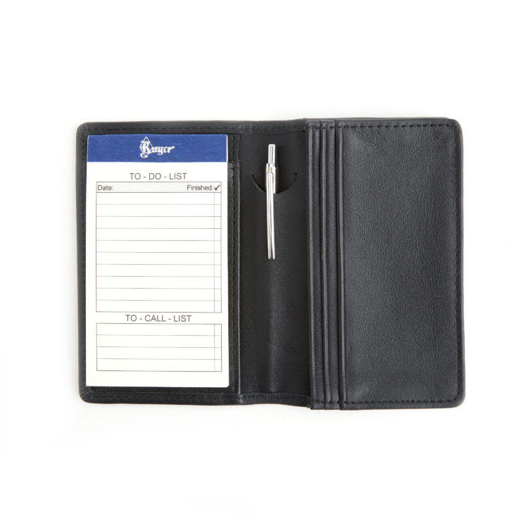 Note Jotter Organizer Wallet black