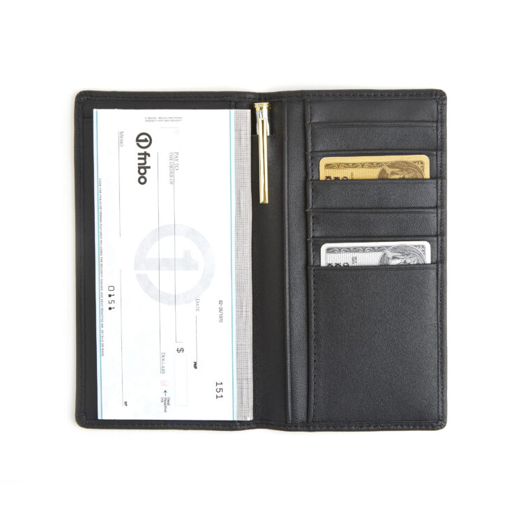 RFID Blocking Checkbook Wallet coco