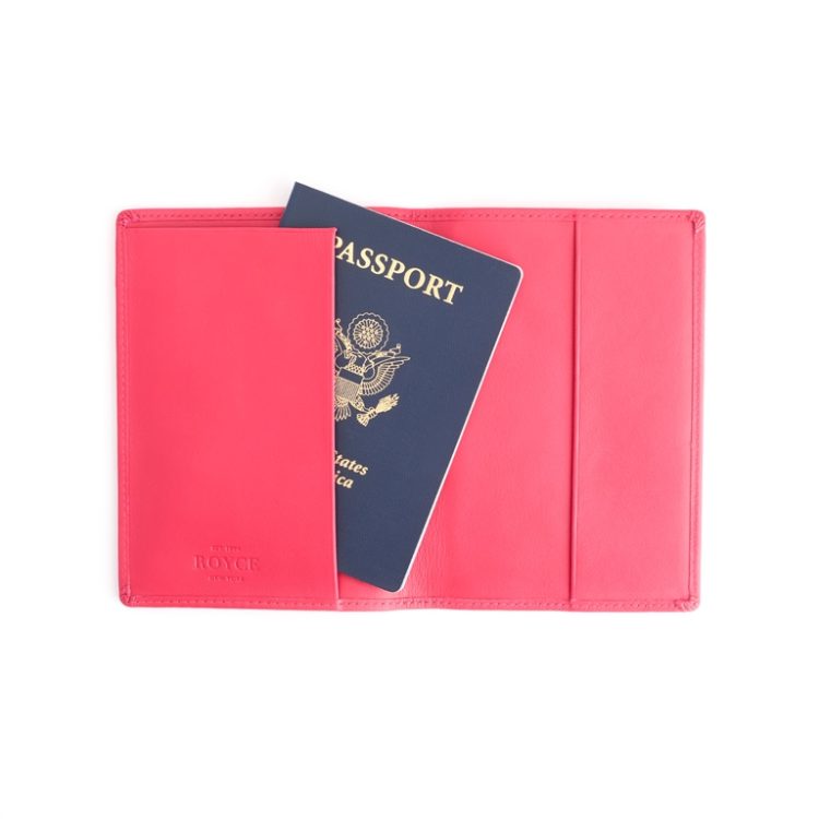 RFID Blocking Passport Case magenta