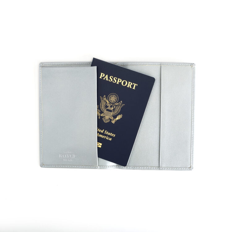 RFID Blocking Passport Holder with US Seal Foil Stamped magenta 9 RFID Blocking Passport Holder with US Seal Foil Stamped magenta