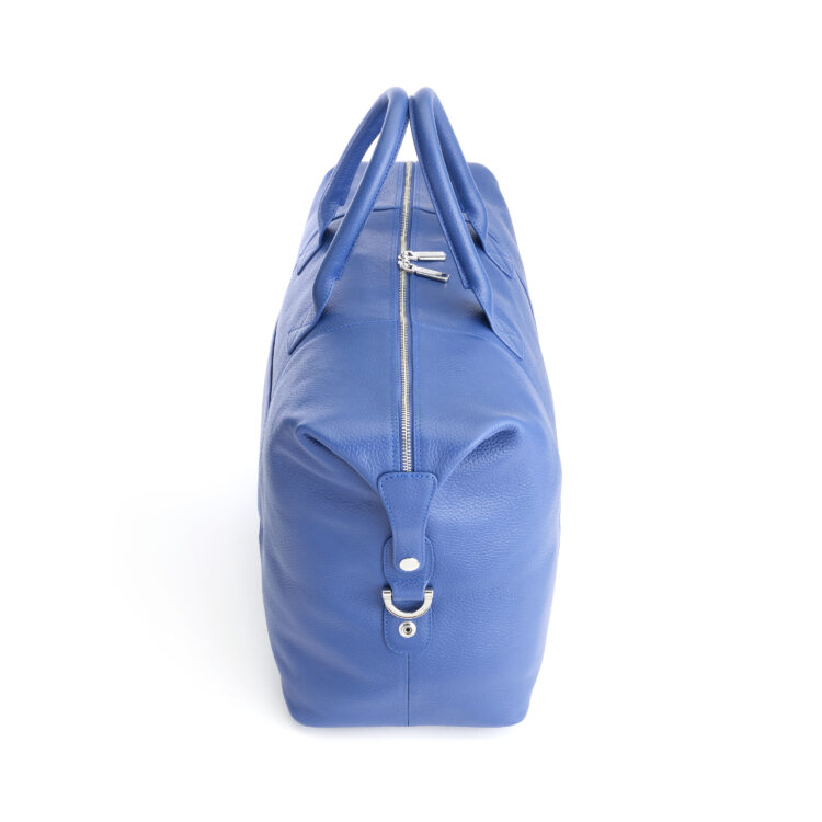 Duffel Bag with Telescopic Suitcase Strap cobalt blue