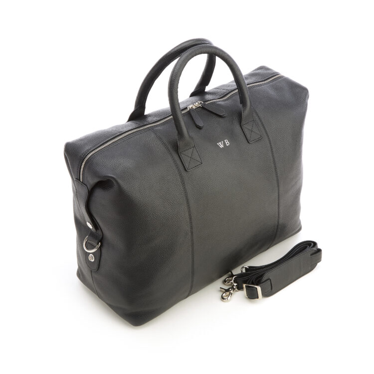 Duffel Bag with Telescopic Suitcase Strap cobalt blue