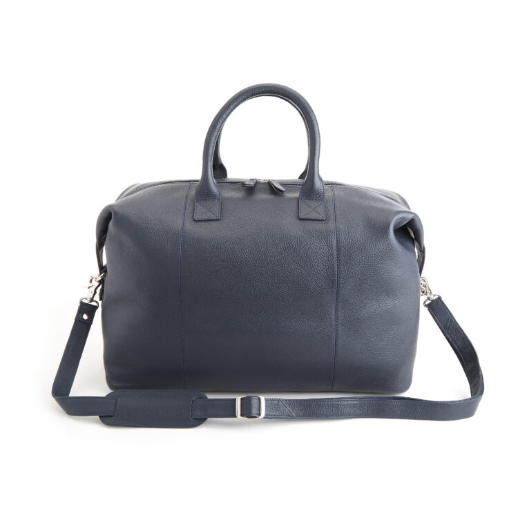 Duffel Bag with Telescopic Suitcase Strap cobalt blue