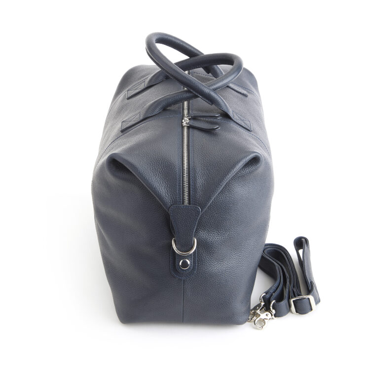 Duffel Bag with Telescopic Suitcase Strap cobalt blue