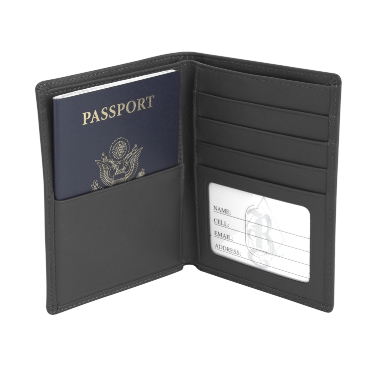 RFID Blocking Passport Travel Wallet red