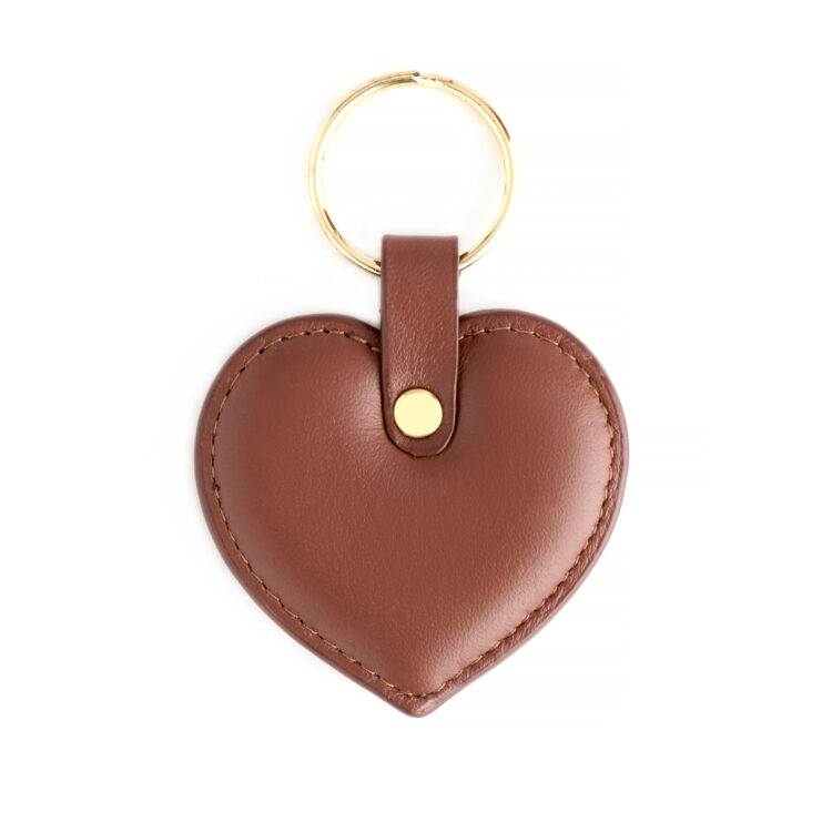 Heart Shaped Key Chain lavender