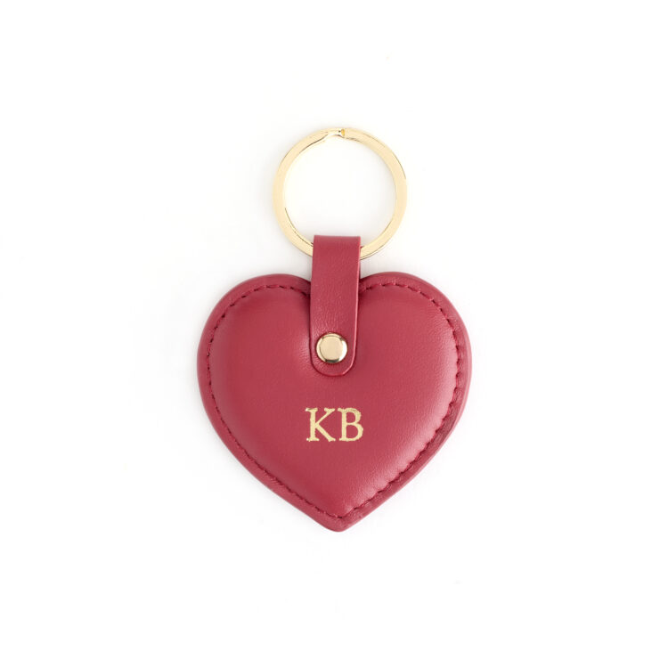 Heart Shaped Key Chain lavender