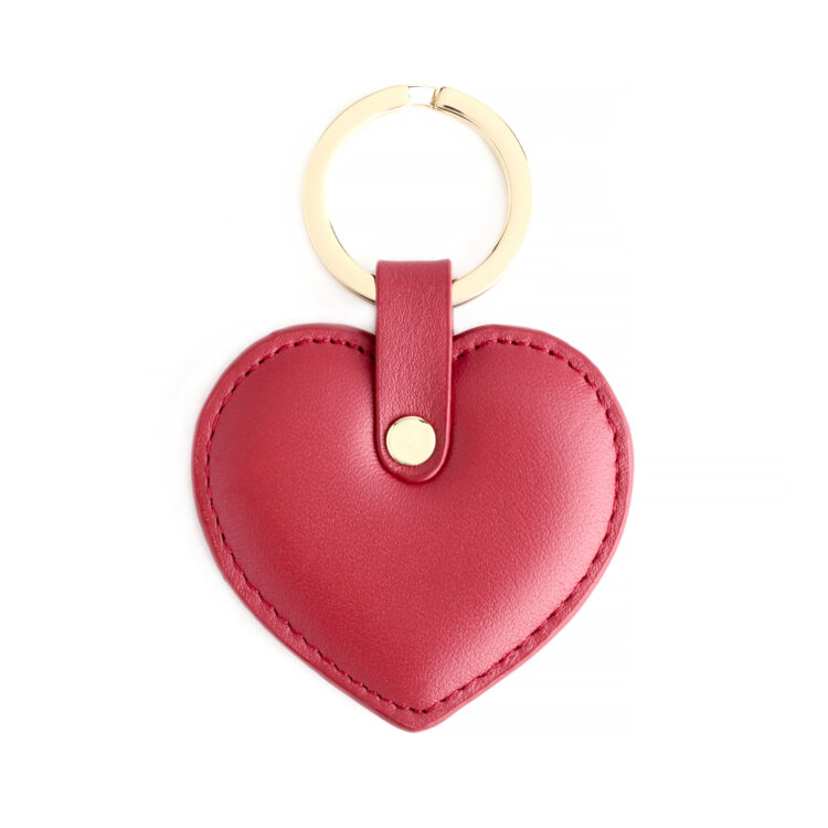 Heart Shaped Key Chain lavender