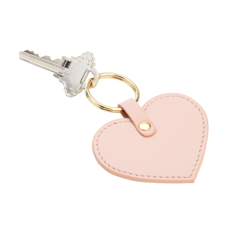 Heart Shaped Key Chain lavender