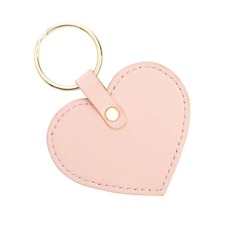 Heart Shaped Key Chain lavender