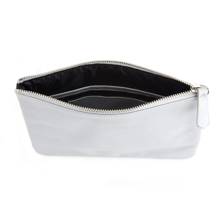 Zippered Travel Organizer Pouch taupe
