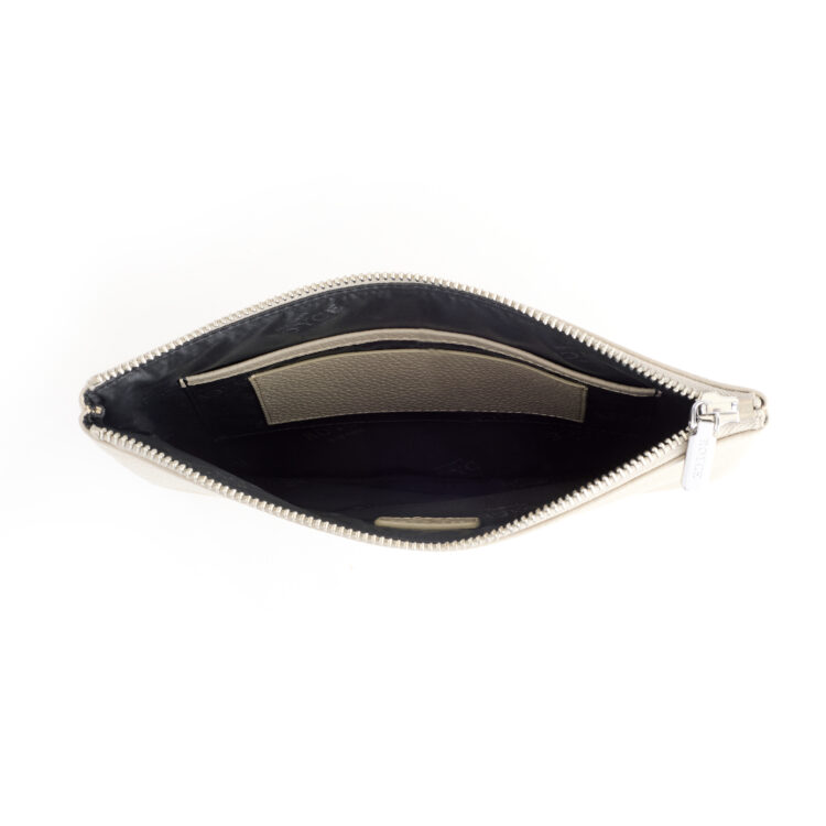 Zippered Travel Organizer Pouch taupe