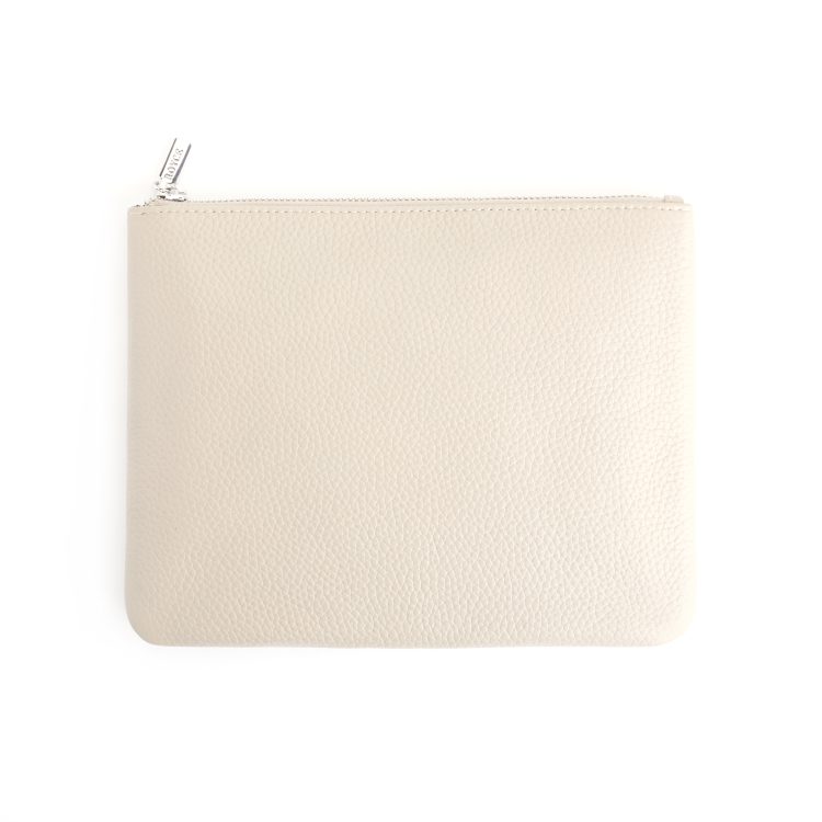 Zippered Travel Organizer Pouch taupe