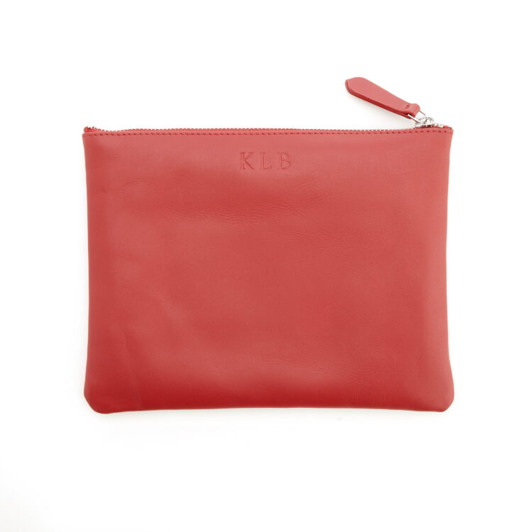 Zippered Travel Organizer Pouch taupe