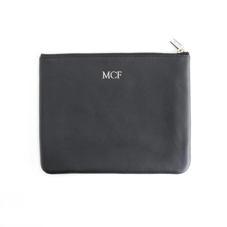 Zippered Travel Organizer Pouch taupe