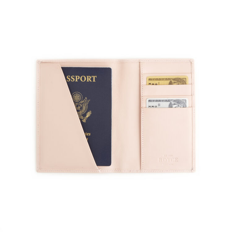 RFID Blocking Passport Travel Organizer lavender