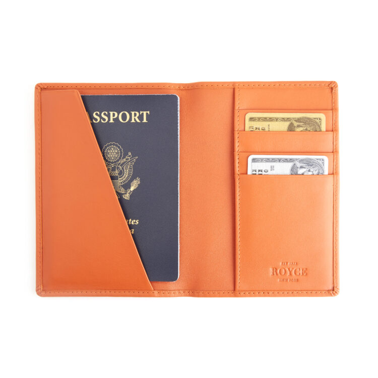 RFID Blocking Passport Travel Organizer lavender