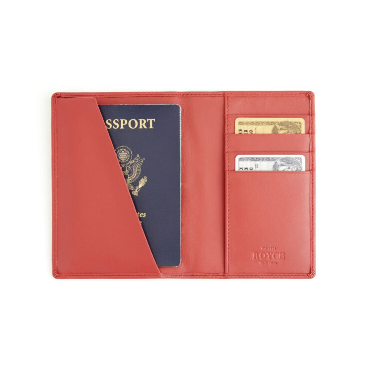 RFID Blocking Passport Travel Organizer lavender