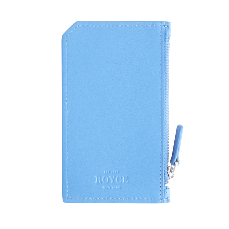Zippered Credit Card Wallet magenta