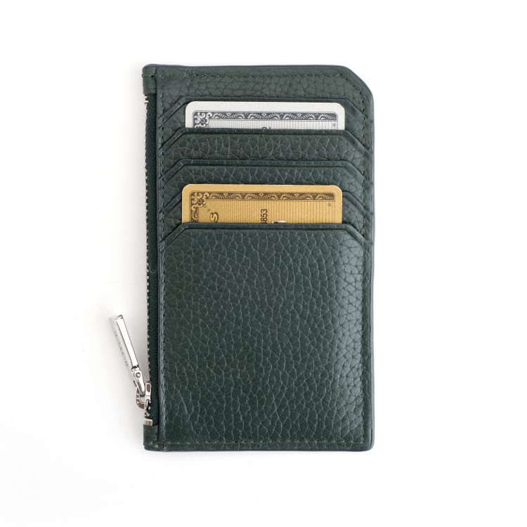 Zippered Credit Card Wallet magenta