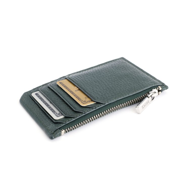 Zippered Credit Card Wallet magenta
