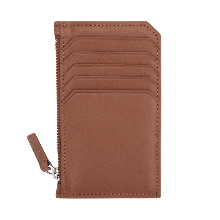 Zippered Credit Card Wallet magenta