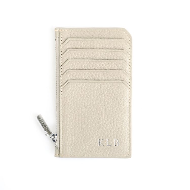Zippered Credit Card Wallet magenta