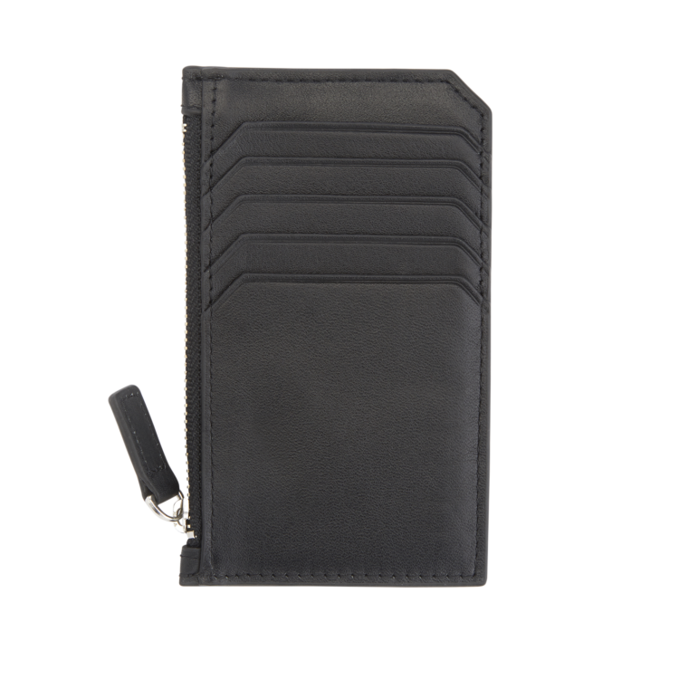 Zippered Credit Card Wallet magenta