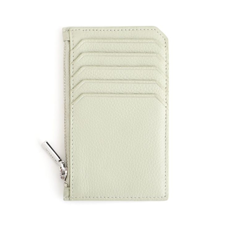 Zippered Credit Card Wallet magenta